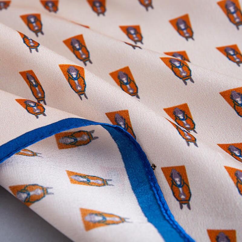 Hengyuanxiang 100% Maulbeerseide Quadratischer Schal