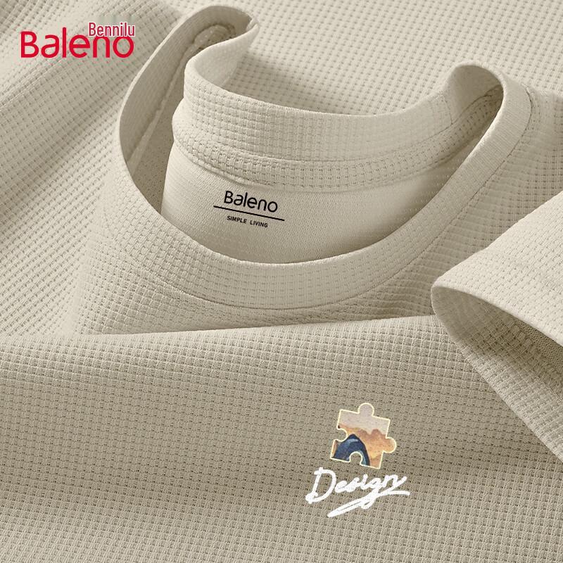 Baleno Men s Waffle Knit Short Sleeve T-Shirt L