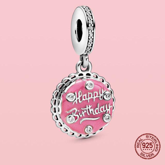 

Срібний кулон 925 проби, рожеве серце, квітка, повітряна куля, нескінченна любов, чарівність, оригінальний модний браслет з бісеру своїми руками, жіночі ювелірні вироби