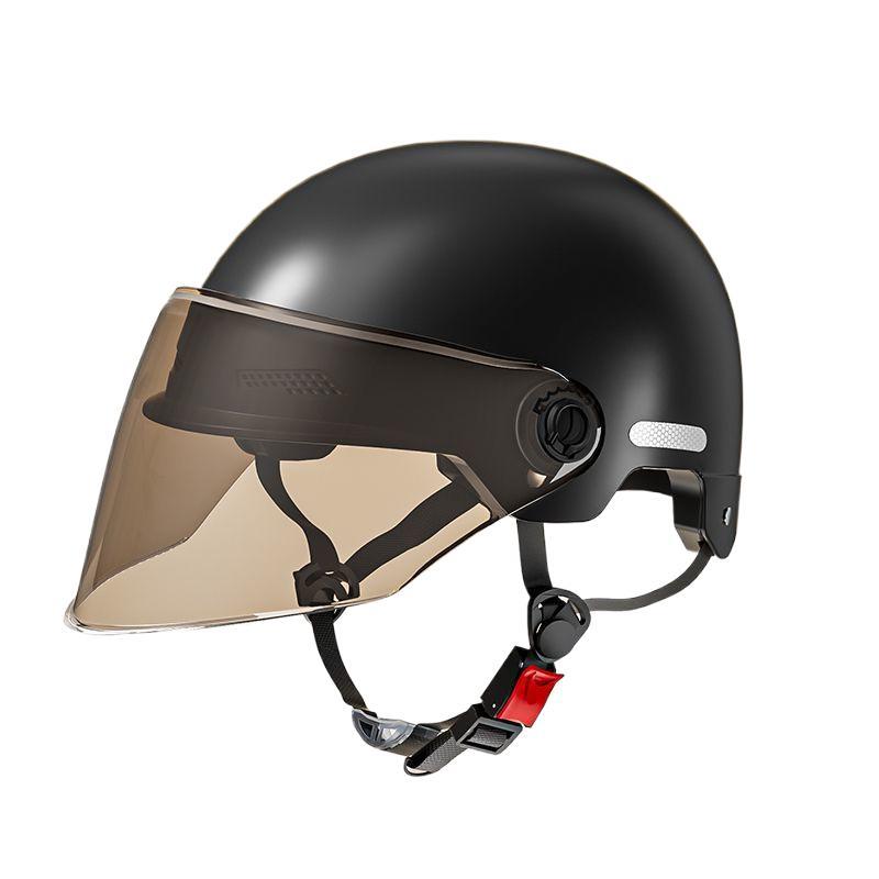 Electric Car Helmets and Horns for Men and Women Autumn, Summer and Winter Electric Motorcycle Horns for Summer Half Helmets for All Seasons