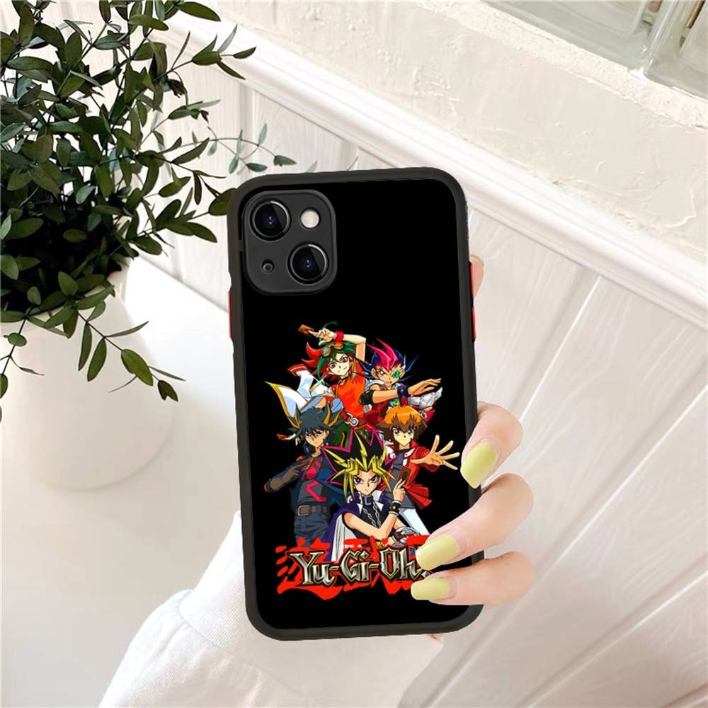 Amine Yu Gi Oh Classic Matte Transparent Phone Cover For IPhone Case 16 15 14 13 12 11 Pro Max X XS Max Plus