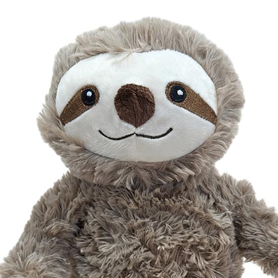 Dog Plush Sloth Toy Interactive Squeaky Pet Chew Toy Teeth Cleaning Stuffed Animal Soft Puppy Teething Toy for Dogs Tug-of-War Boredom Relief