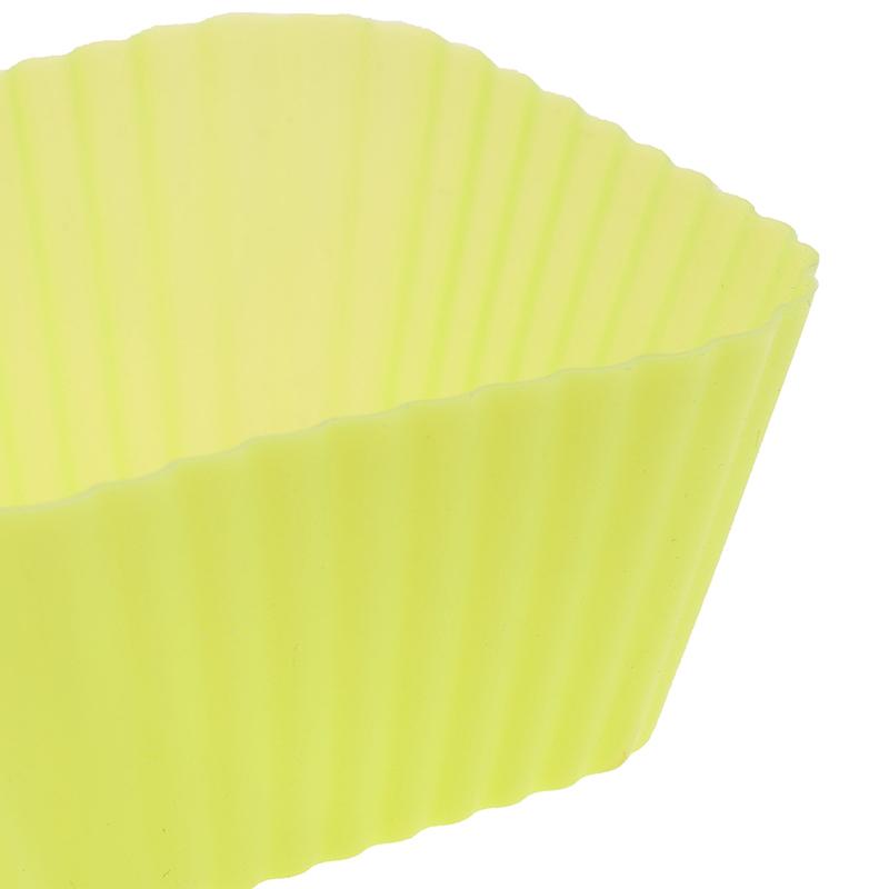 1/6Pcs 7Cm Square Shaped Jelly Pudding Mold Muffin Cake Cup Silicone Molds Kitchen Baking Accessories