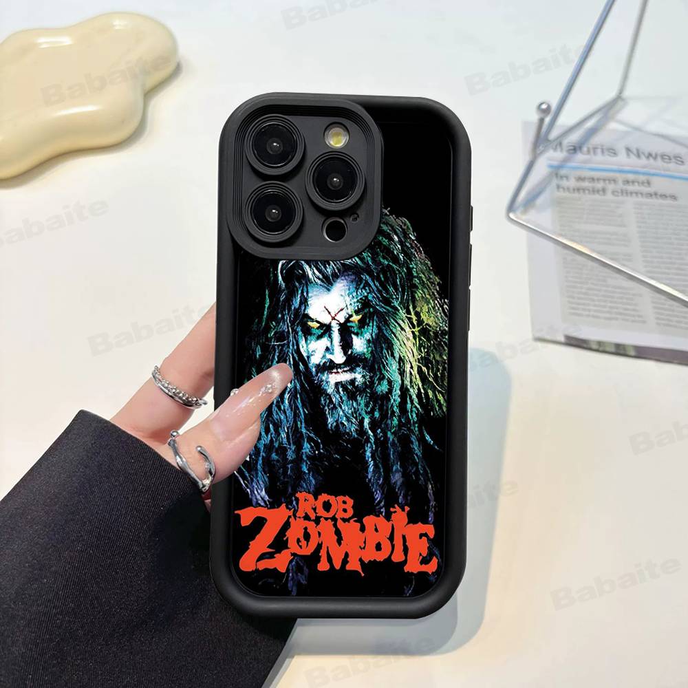 Rock Musician R-Rob Z-Zombie For IPhone 17 15 13 12 11 14 Pro Max X XR XS 16 Plus Shockproof Candy Back Cover