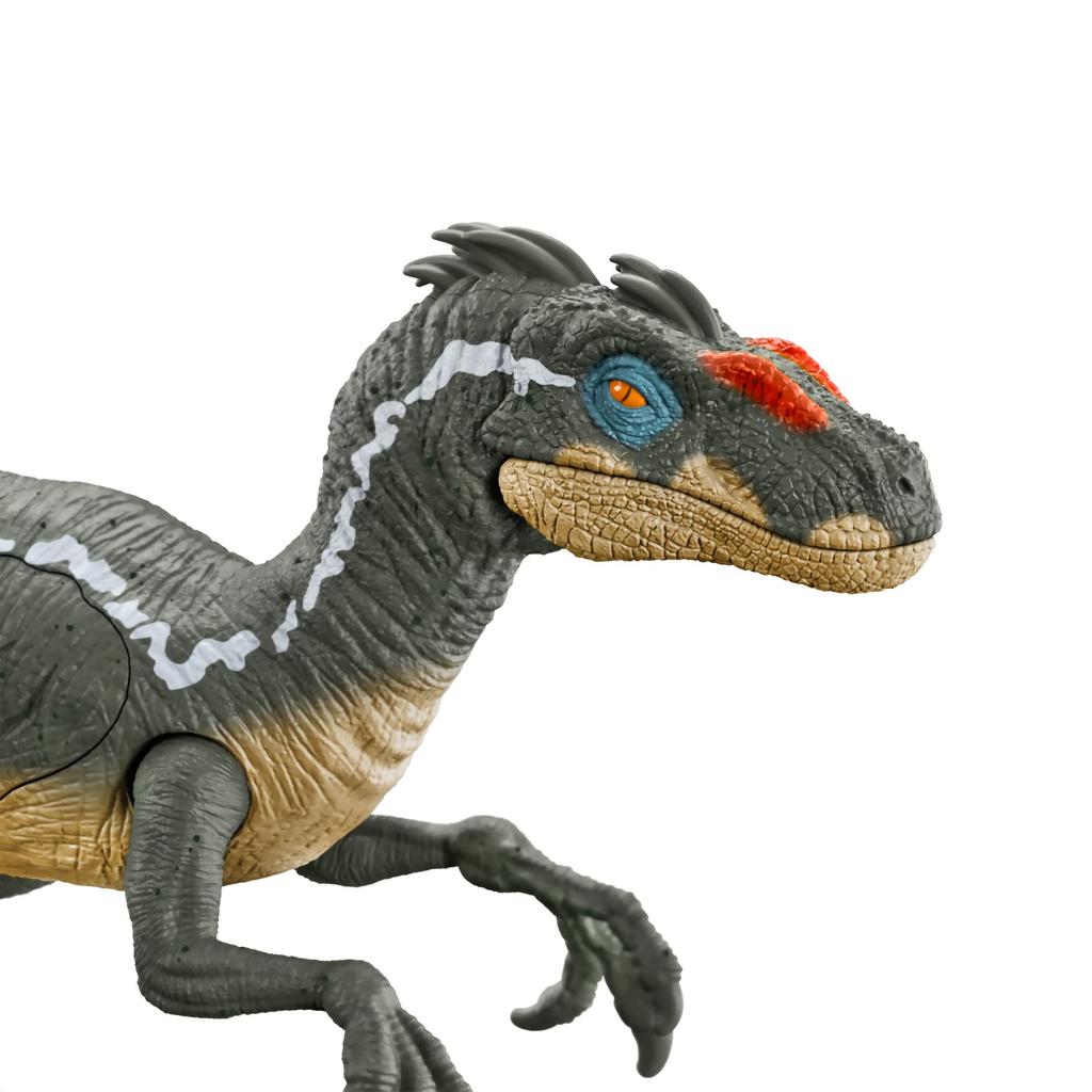 Mattel Jurassic World Shining Velociraptor Approximately for Ages 4 and Up Damaged! (Total Length 19.8cm) (HNC11)