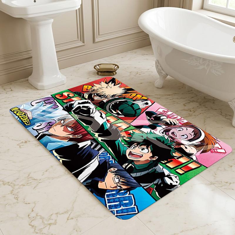 Boku No Hero Living Room Nonslip Area Rug Soft Carpet For Bedroom Game Playroom Sofa Office Home Decor Doormat Christmas Gift C9302016