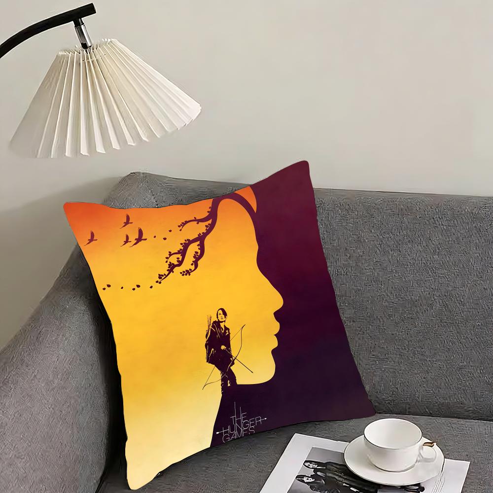 The HHunger Games Cushion Cover Pillowcase Ultra Soft Skin Friendly Fabric Cloud Like Comfort Concealed Zipper
