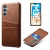For Samsung Galaxy M35 5G Case Dual Card Slots PU Leather+Hard PC Phone Cover