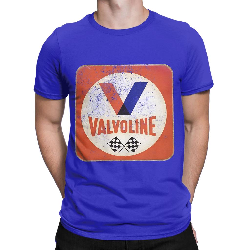 Valvoline Retro Schild Lustige Grafik 100% Baumwolle T-Shirt Valvoline Oberteile T-Shirts Für Unisex