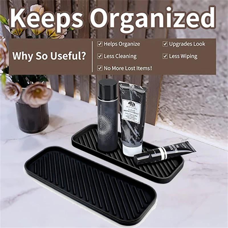 Pernuță de scurgere din silicon Organizator perie din silicon Scrubber blat Tavă chiuvetă Suport depozitare săpun Lavoar Raft Vasă de săpun