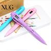 Roller Ball Pen Digital Watch Lightweight Clip Design Plastic Electronic Clock for Writing Color Ballpoint