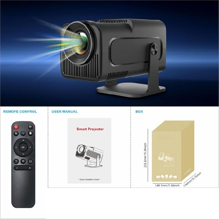 Projector 4K 1080P Support Portable Projector Bluetooth-compatible Projector Auto Horizontal Correction 180° Rotatable