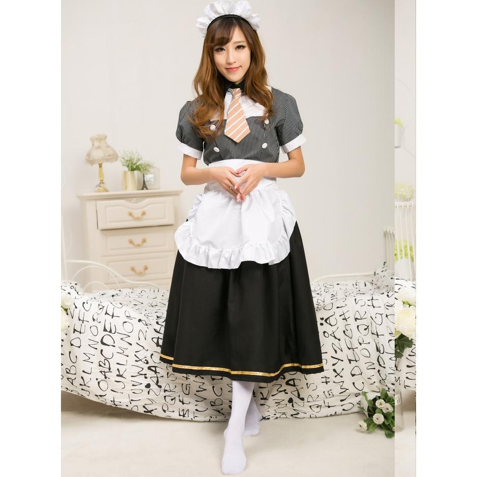 Japanese Anime Cospay Costume Ove Ive Koizumi Huayo September R Awakening South Birdie Maid Outfit