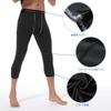 Anderme Compression Running Sports Training UV Cooling Tights, Wear, Stretchy, Moisture-Wicking, Quick-Drying, Tights, Men's Leggings, 2-Piece Set,