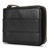 Leather Bifold   Wallet for Men Travel Purse Pouch Gift