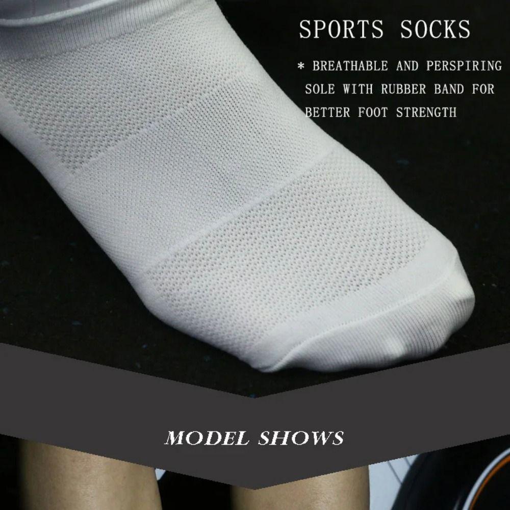 Sweat-Absorbent Anti-Slip Sports Socks Deodorant Breathable Men's Badminton Socks Low Comfortable Towel Bottom Socks Unisex