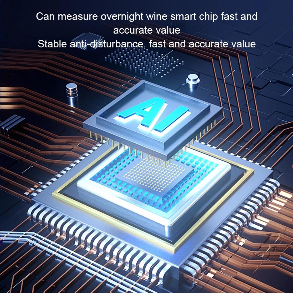 High Accuracy Portable Breathalyzer Car Drunk Driving Tester Digital Display Fast Response Rechargeable for Home Car Use