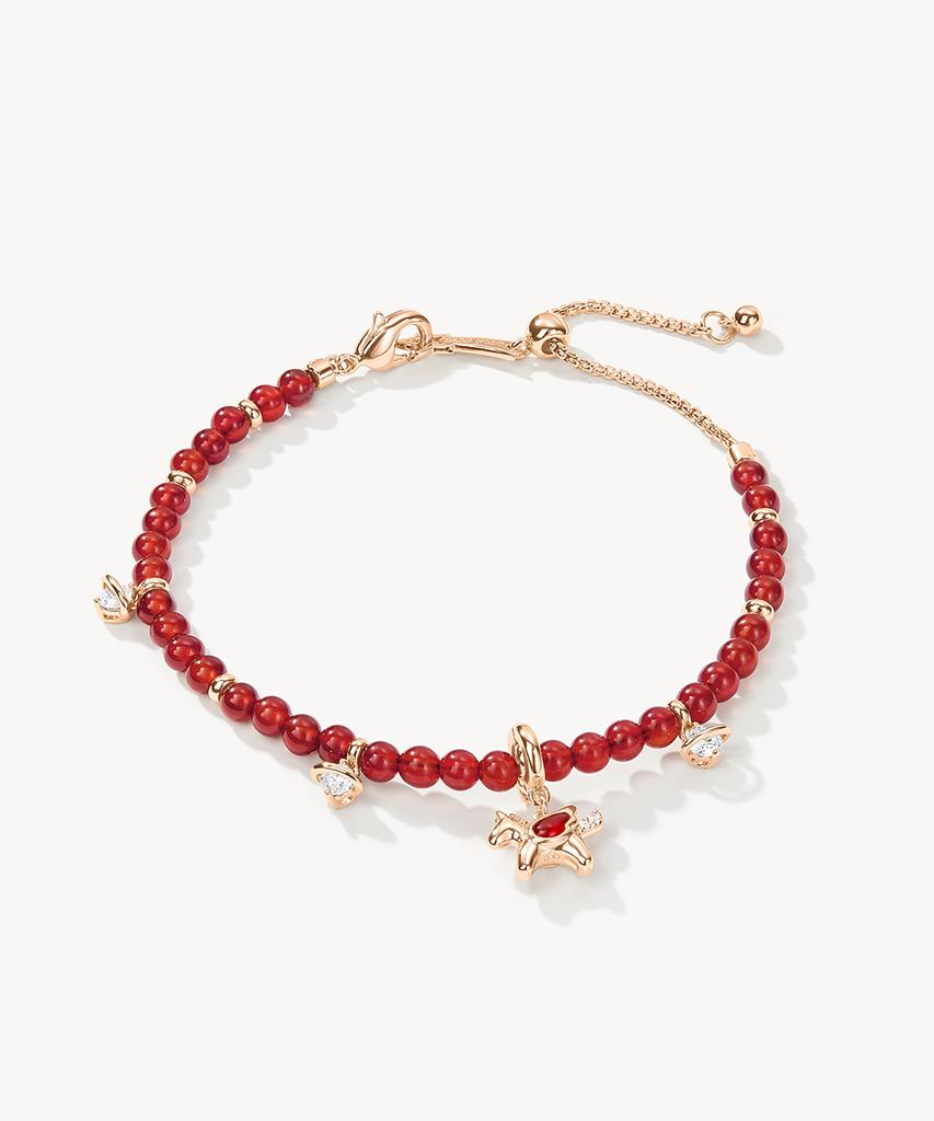 Lola Rose Heliocentric Multi-Pendant Layering Pearl Bracelet