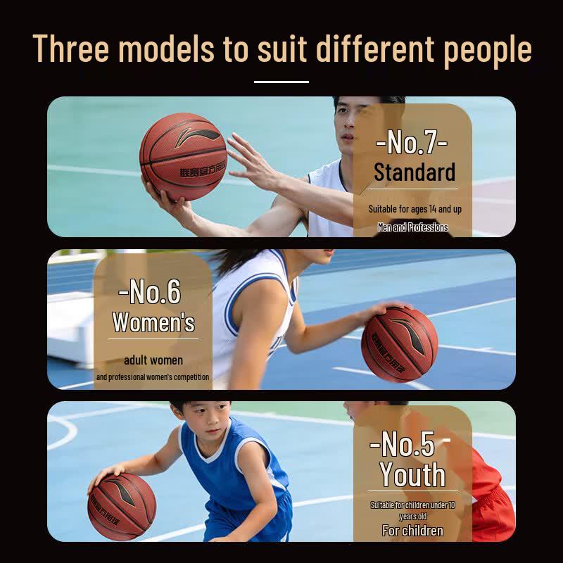 

Li-Ning Indoor/Outdoor PU Basketball Size 5
