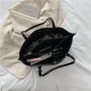 Autumn and winter big bag women's new trendy simple large-capacity soft leather tote bag casual versatile shoulder bag