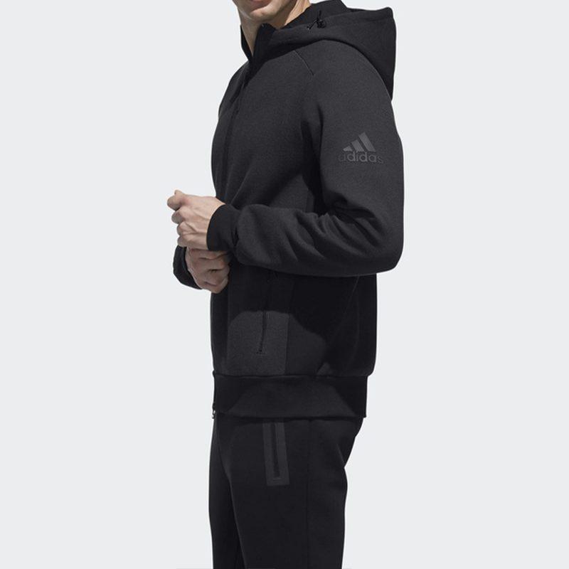 Adidas Jackets Men's Black Hooded Moderate Other DW4590