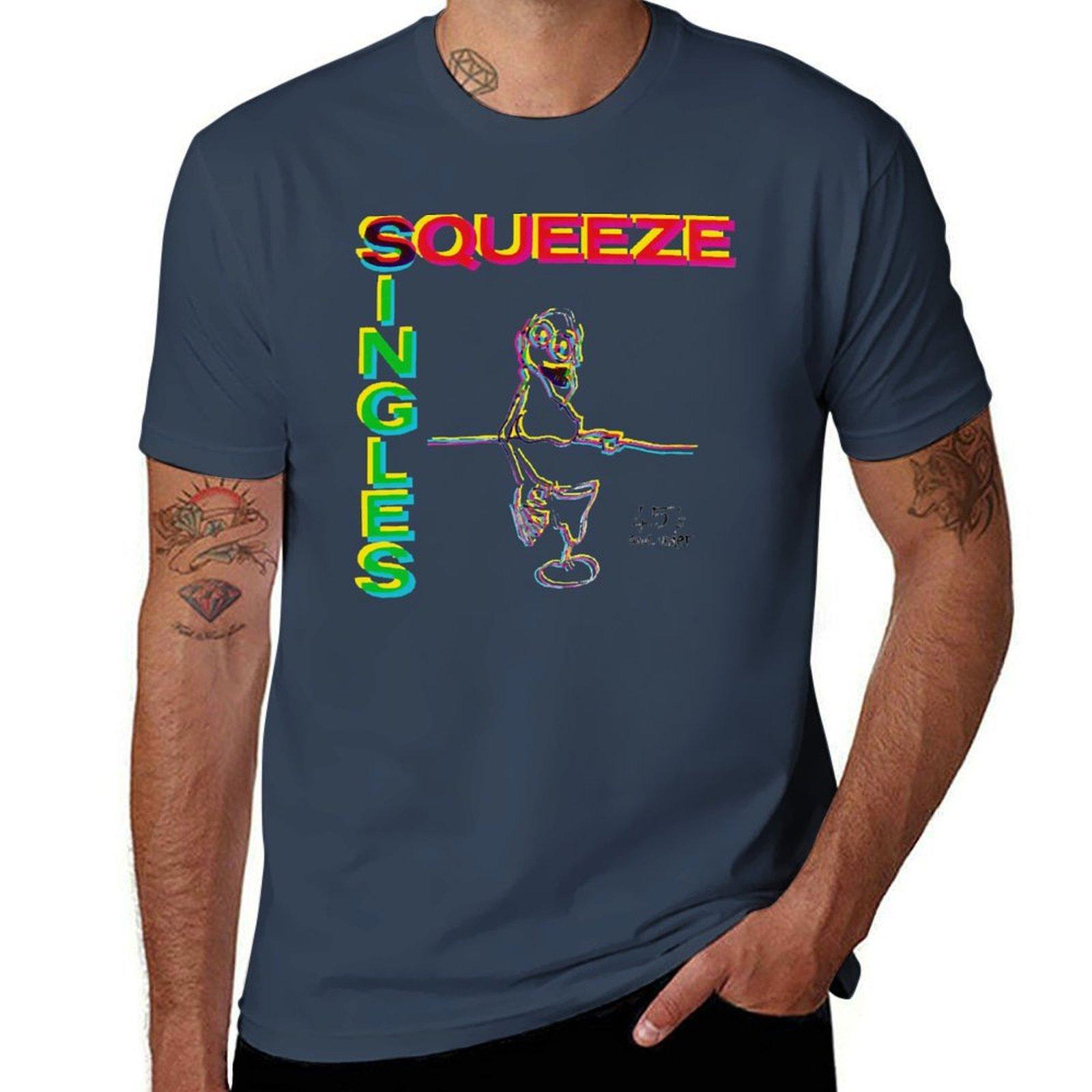 SQUEEZE BAND T-Shirt t shirts for man cotton anime tshirt t shirts with prints T-Shirt S