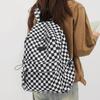 SchoolbagYX ins wind checkerboard schoolbag female Korean version Japanese college student backpack junior high school young men and women lightweigh