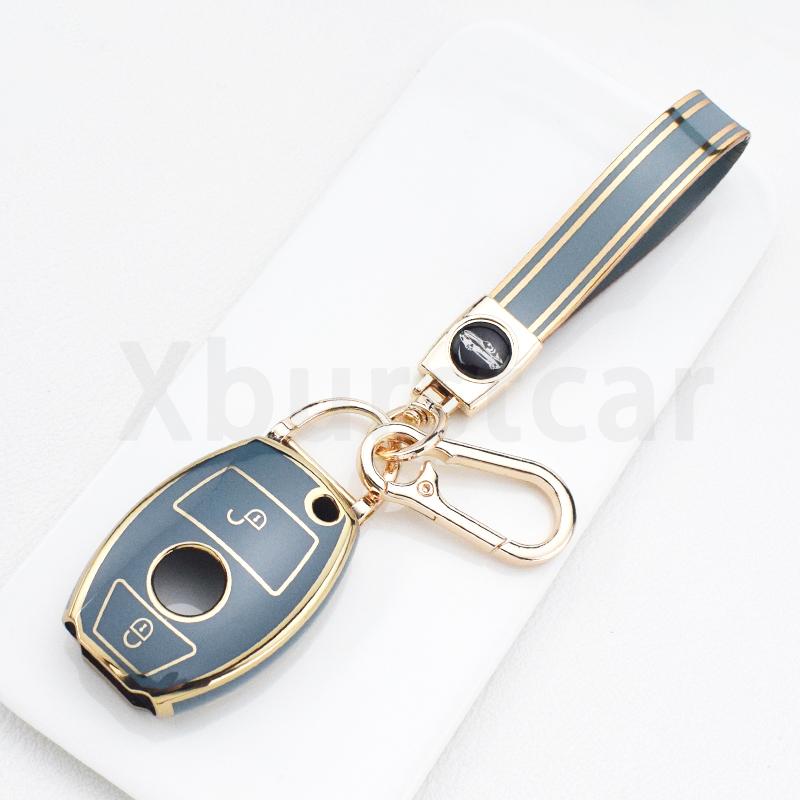 Soft Tpu Car Key Fob Case Cover For Mercedes Benz E C G M R S Class W204 W212 W176 Glc Cla Gla Amg Shell Protector Accessories