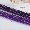 Uruguay Lavender Amethyst Round Beads for Bracelet Making - Natural DIY Accessories