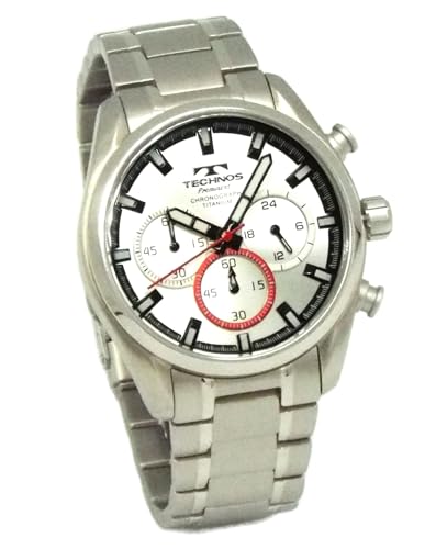 

Годинник TECHNOS Серія Prominent Хронограф Титановий з Титановим Браслетом, Сріблястий (TAP0602AIS) [Паралельний імпорт]