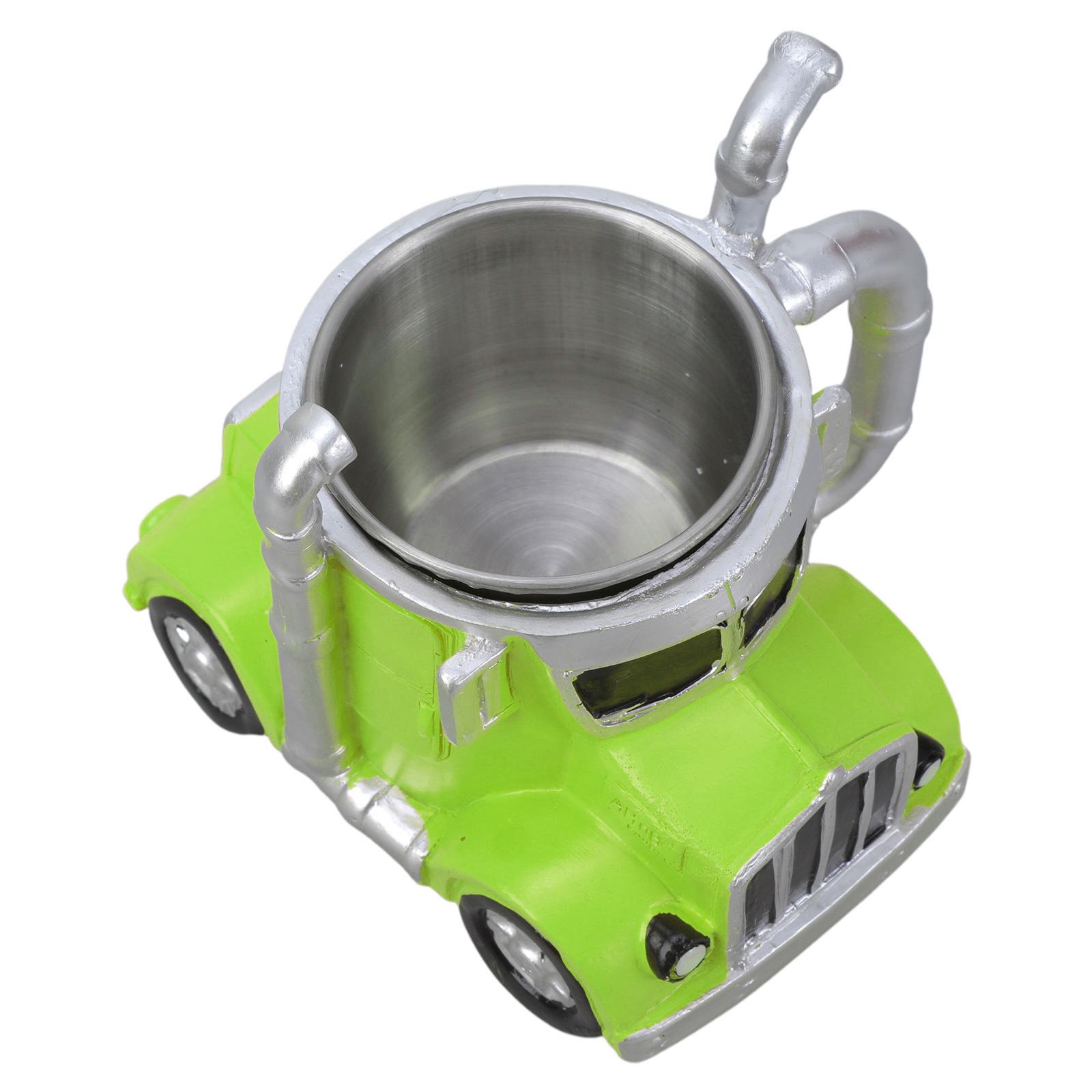 

Реалістична кружка у формі вантажівки з міцного полімерного матеріалу, ідеальна для любителів вантажівок та любителів спорту на відкритому повітрі світло-зелений колір