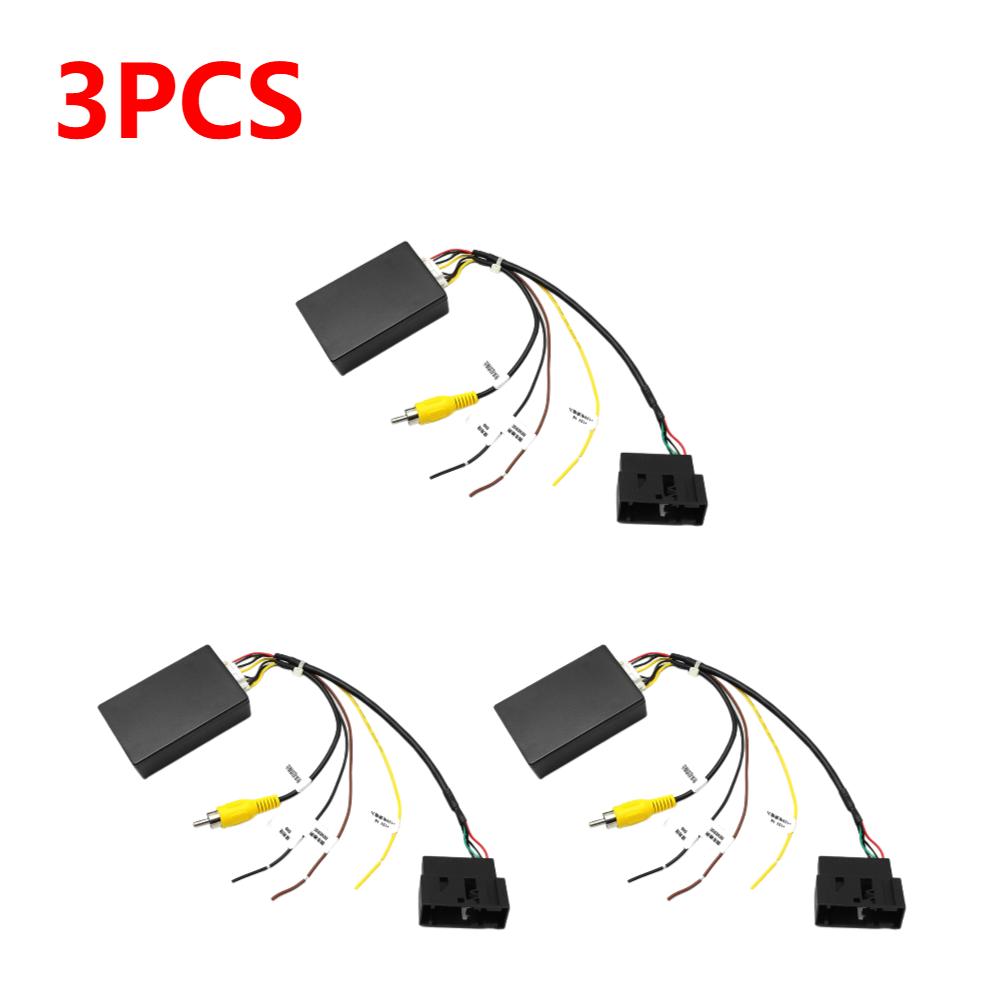 12V Backup Camera Decoder RGB To AV Reverse Camera CVBS Interface Reversing Camera Signal Converter for Volkswagen RCD510 RNS510