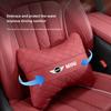 Car Headrest Waist Support Set Neck Pillow Car Waist Cushion For BMW Mini Works Cooper F54 F55 F56 F57 F60 R50 R52 R53 R55 R56 MM27