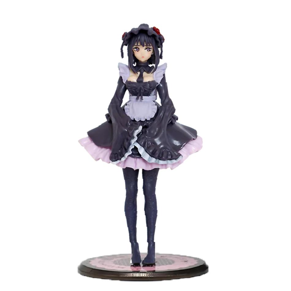 In Stock Anime Style Figure Black Maid Outfit Dress Up Collectible Model Pvc Action Figurine Desktop Decoration Toy Gift For Fan
