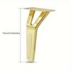 4pcs 15cm New Style Simplicity Metal Furniture Legs Sofa Replacement Legs For Coffee Table Bed Dresser Bathroom Cabinet Leg
