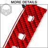 For Mercedes Benz B W245 2005-2011 Real Carbon Fiber 2Pcs Gear Stickers Shift Panel Auto Interior Cover Decoration