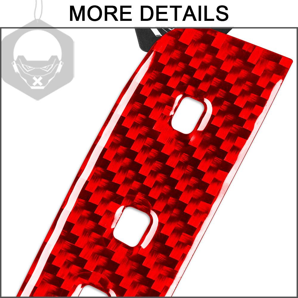 For Mercedes Benz B W245 2005-2011 Real Carbon Fiber 2Pcs Gear Stickers Shift Panel Auto Interior Cover Decoration