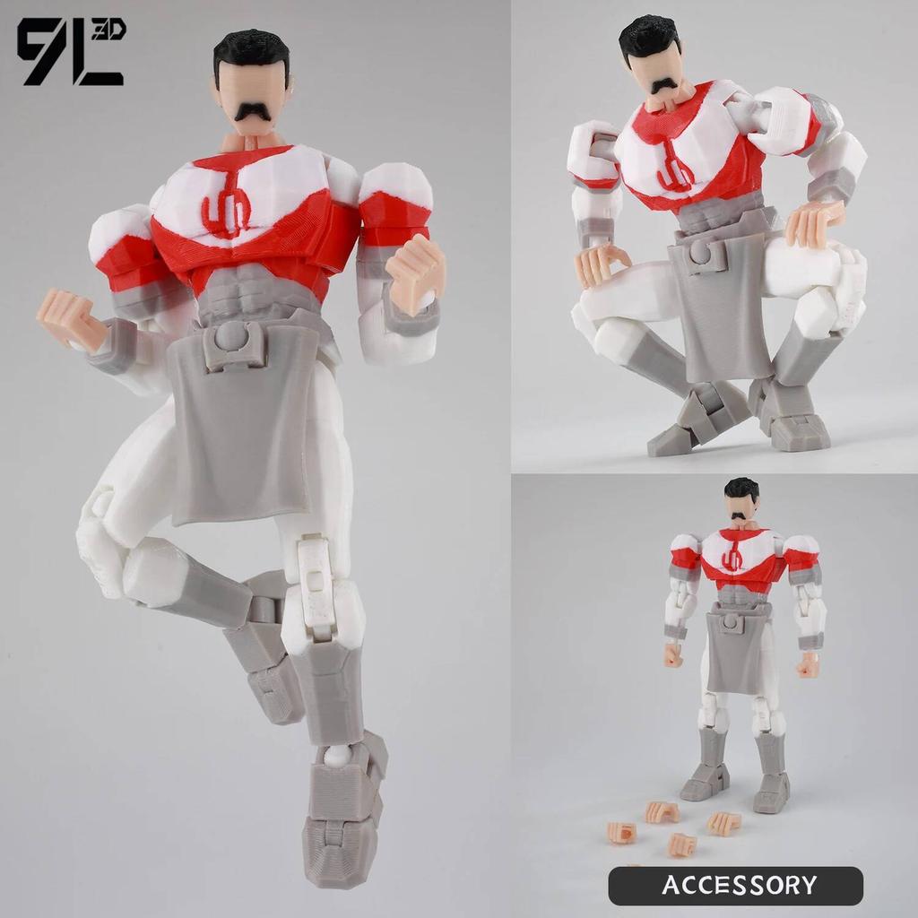 3D Printe Dummy13 T13 Unschlagbarer Mark Grayson Mark Grayson Actionfigur Anime Sammlermodell Spielzeug für Kinder Geschenk