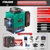 High-Precision 12-Line Outdoor Green Laser Level with Automatic Leveling for Walls and Floors