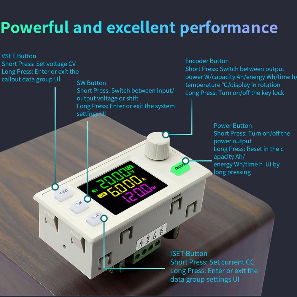 Numerical Control Adjustable DirectCurrent Voltage Step Down PowerSupply Module Constant Voltage