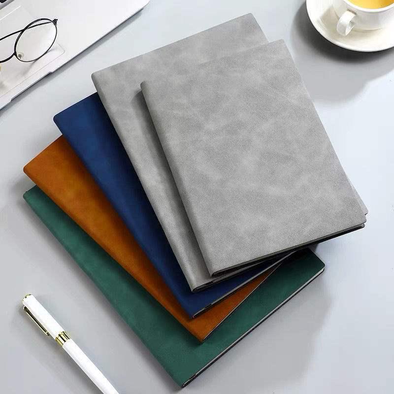 50 Softcover Bound Notebooks with Free Business Logo for Meetings and Office Use