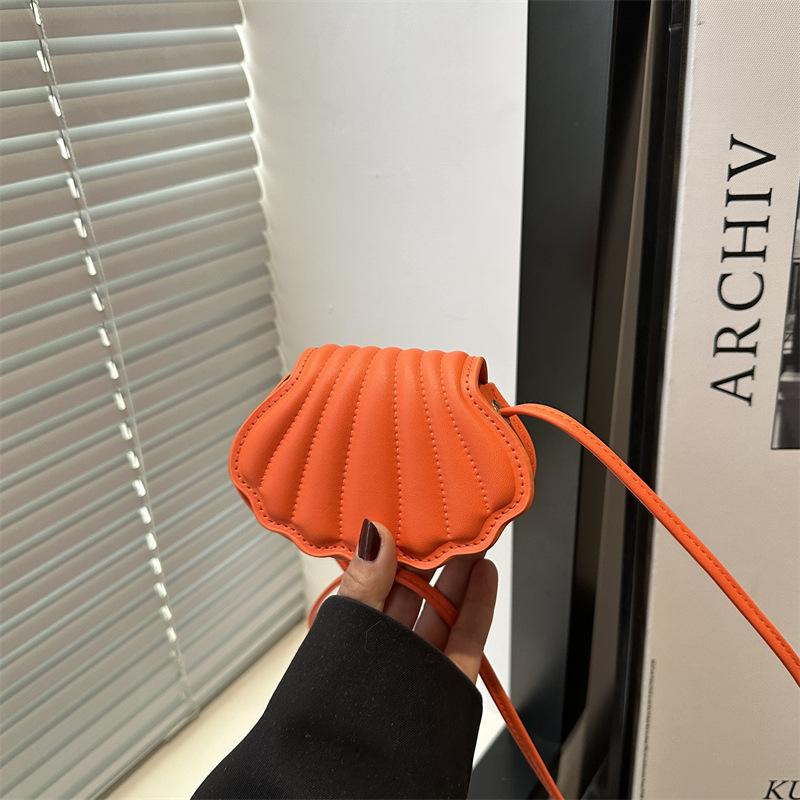 Shell Bag Beautiful Solid Color Casual Women's Bag Summer New Popular Versatile Exquisite Shoulder Messenger Bag