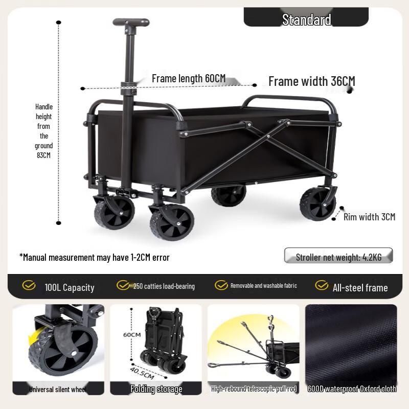 

Складаний кемпінговий візок Aeg Heavy-Duty