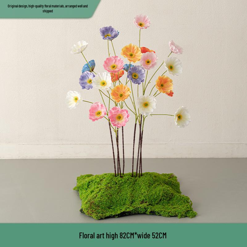 Monet Garden Artificial Floral Window Display and Landscaping Decorations