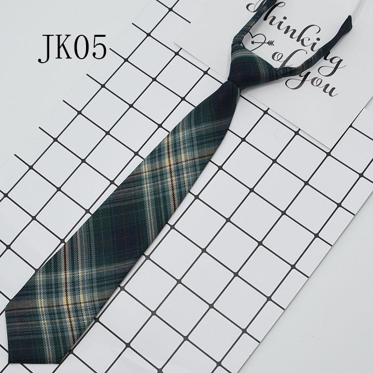 Japanese College-Style Uniform with Easy Plaid Tie