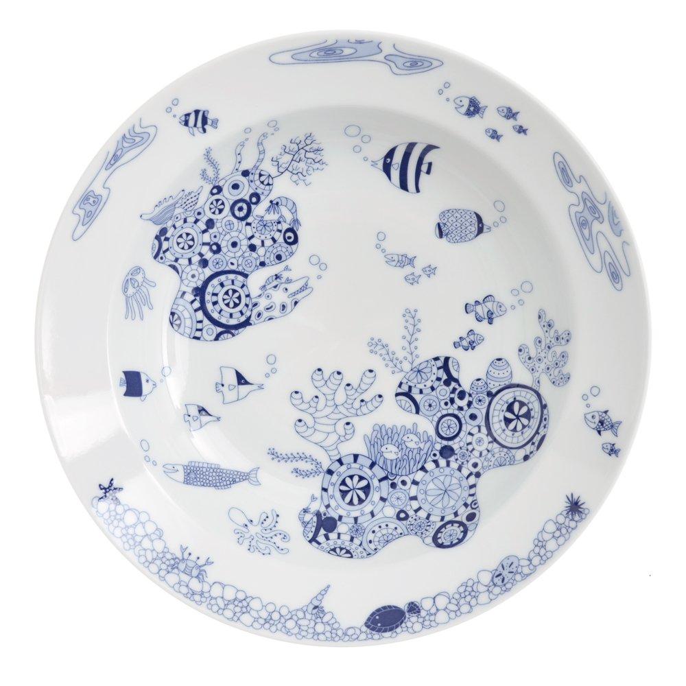 Natural69 Cocomarine Pasta Under the Sea Natural69 Hasami Cocomarine Large Curry Microwave and Dishwasher Made In Stylish and Nordic Japanese