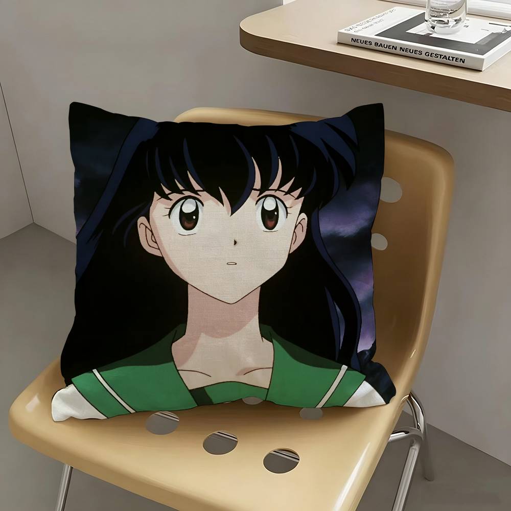 1pc Kagome Higurashi Pillow Case Fashion Square Pillowcase Bedroom Sofa Room Ins Decoration Leisure