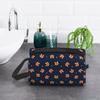 Red Cartoon Fox Kawaii Makeup Pouch Large Capacity Travel Cosmetic Bag for Women Girls Cute Toiletry Bags Portable Storage Bag