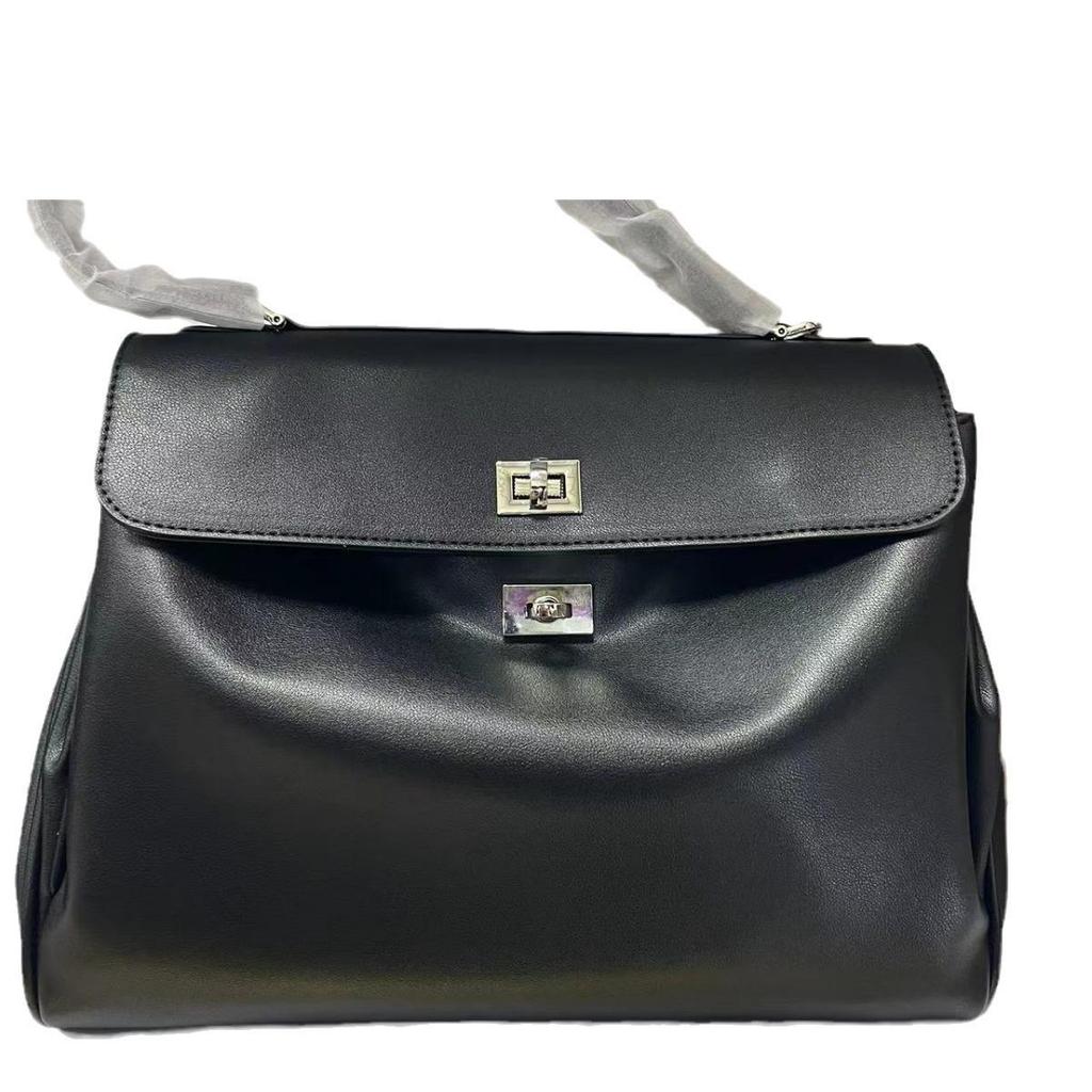 B Rodeo 24: Nová měkká kožená taška - Módní velká neutrální kabelka s ležérním vzhledem