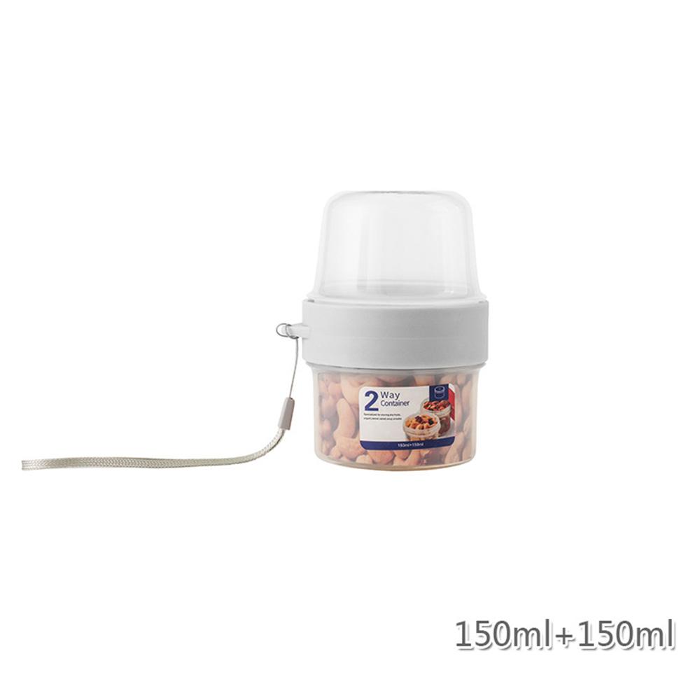 2Layer Yogurt Salad Sealed Box Portable Lunch Bowl For Cereals Snack Sealed Jars Fruit BentoTuppers Food Nut Yogurt Bowl Cup 1PC